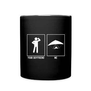 Votre ami - Moi - Sky Glider Vue Frontale - Mug uni - noir - Devant