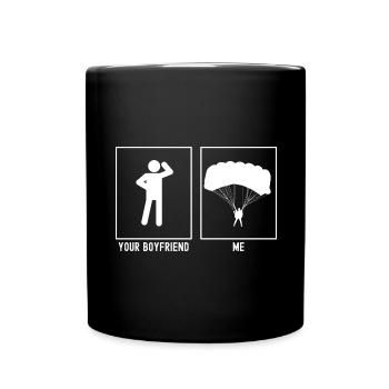 Your friend - Me - Paragliding Front - Full Colour Mug - black - Front