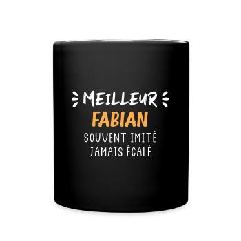 Souvent imité jamais égalé meilleur fabian - Mug uni - noir - Devant