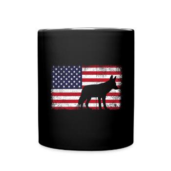 Conception de chasseur de coyote pour la chasse au coyote - Mug uni - noir - Devant