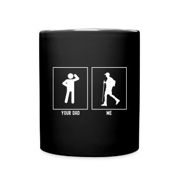 Ton père - Moi - Randonnée Homme - Mug uni - noir - Devant