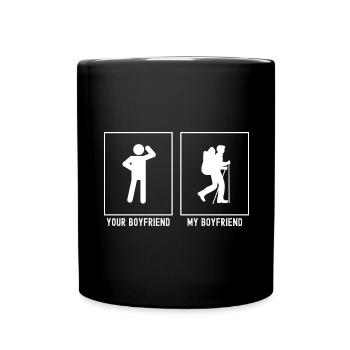 Votre ami - Mon ami - Randonnée en solo - Mug uni - noir - Devant