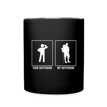 Votre ami - Mon ami - Marcher debout - Mug uni - noir - Devant