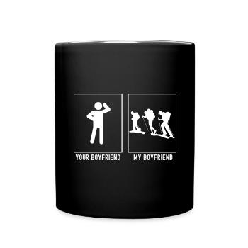 Votre ami - Mon ami - Groupe errant - Mug uni - noir - Devant