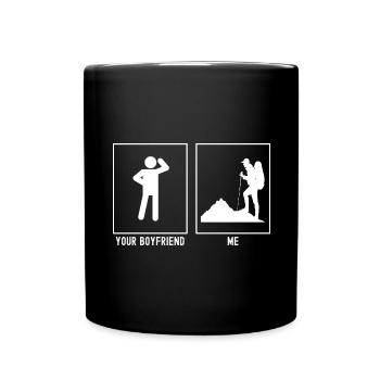 Your Friend - Me - Wandering Links - Full Colour Mug - black - Front