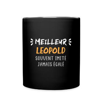 Souvent imité jamais égalé meilleur LEOPOLD - Mug uni - noir - Devant