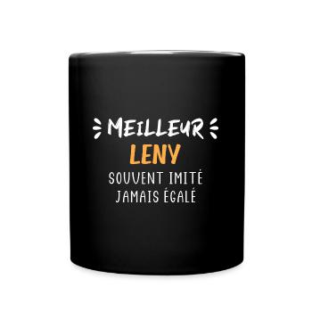 Souvent imité jamais égalé meilleur LENY - Mug uni - noir - Devant