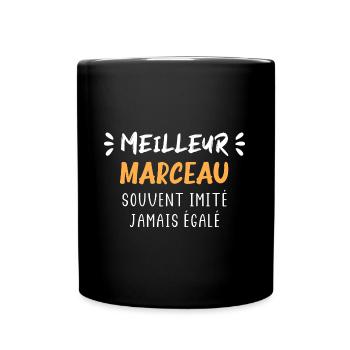Souvent imité jamais égalé meilleur MARCEAU - Mug uni - noir - Devant