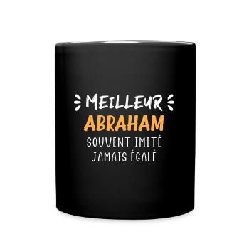 Souvent imité jamais égalé meilleur ABRAHAM - Mug uni - noir - Devant
