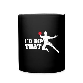 Dodgeball for Dodgeball Player and Gaga Ball - Full Colour Mug - black - Front