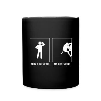 Votre ami - mon ami - escalade difficile - Mug uni - noir - Devant