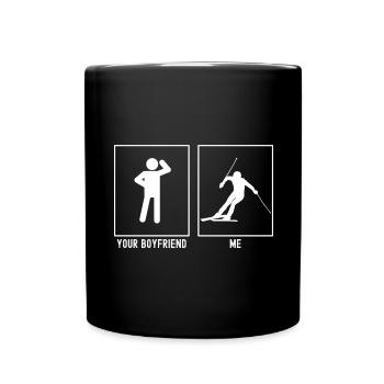 Votre ami - moi - Professionnel du ski - Mug uni - noir - Devant