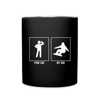 Your Father - My Father - Professional Snowboar - Full Colour Mug - black - Front