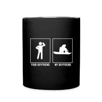 Votre ami - Mon ami - Professionnel du snowboard - Mug uni - noir - Devant