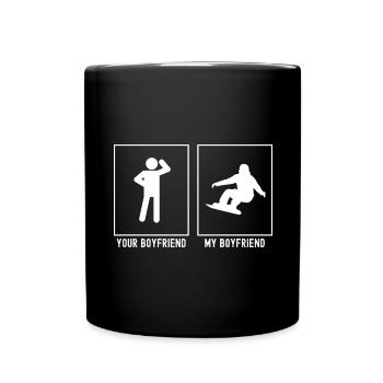 Your Friend - My Friend - Radical Snowboarding - Full Colour Mug - black - Front