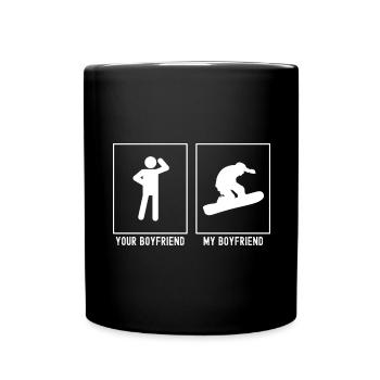 Votre ami - Mon ami - Epic Snowboarding - Mug uni - noir - Devant