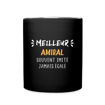 Meilleur amiral souvent imité jamais égalé - Mug uni - noir - Devant