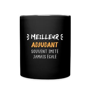 Meilleur Adjudant souvent imité jamais égalé - Mug uni - noir - Devant