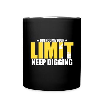 operator and heavy machinery operator - Full Colour Mug - black - Front