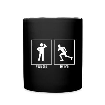 Ton Père - Mon Père - En cours - Mug uni - noir - Devant