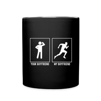 Votre ami - Mon ami - Course sportive - Mug uni - noir - Devant