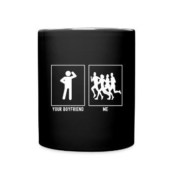 Your Friend - Me - Running Group - Full Colour Mug - black - Front