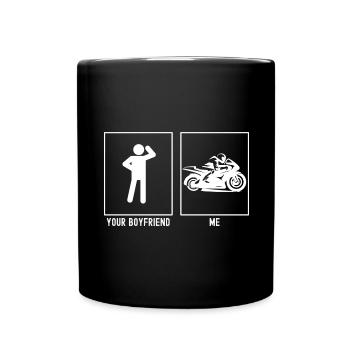 Your Friend - Me - Motorcycle Expert - Full Colour Mug - black - Front