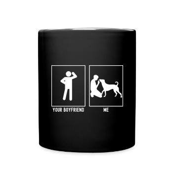 Votre ami - I - Chien enseignant - Mug uni - noir - Devant