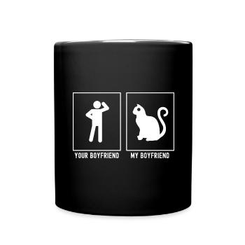 Votre ami - Mon ami - Cat Attendants(CA) - Mug uni - noir - Devant