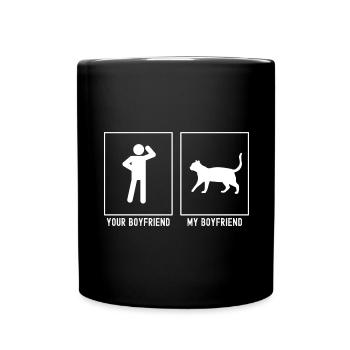 Your Friend - My Friend - Cat Gait - Full Colour Mug - black - Front