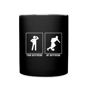 Votre ami - Mon ami - Amateur de football - Mug uni - noir - Devant