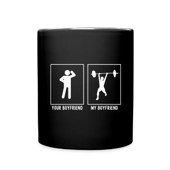 Votre ami - Mon ami - Fitness Lifting - Mug uni - noir - Devant