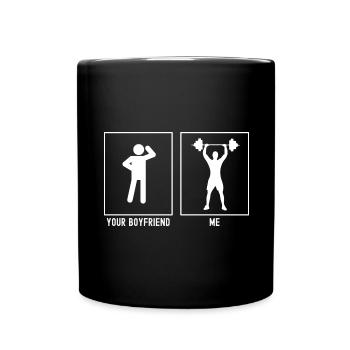 Votre ami - Moi - Fitness Full Lifting - Mug uni - noir - Devant