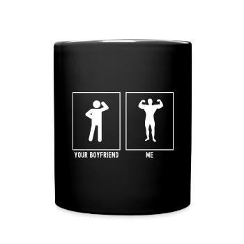 Votre ami - Moi - Fitness Flex - Mug uni - noir - Devant