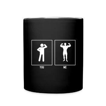 Vous - Moi - Fitness Flex - Mug uni - noir - Devant