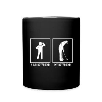 Your Friend - My Friend - Golf - Full Colour Mug - black - Front