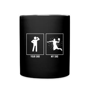 Ton père - Mon père - Basketball Dunk Burst Li - Mug uni - noir - Devant