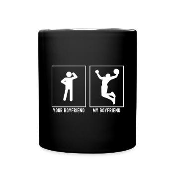 Your Friend - My Friend - Basketball Slam Dunk - Full Colour Mug - black - Front