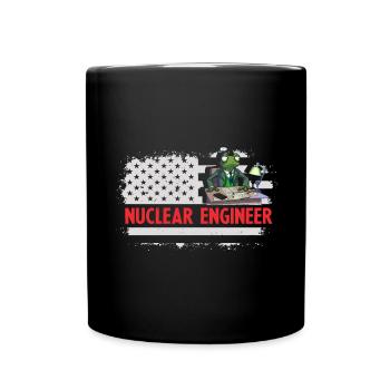 Kernenergie Spruch für Kernenergie - Tasse einfarbig - Schwarz - Vorne