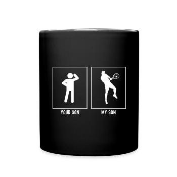 Your Son - My Son - Tennis Hit - Mug uni - noir - Devant
