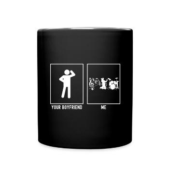 Votre ami - Moi - Musique Instruments multiples - Mug uni - noir - Devant