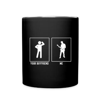 Your Friend - Me - Guitariste solo - Mug uni - noir - Devant