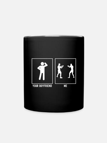 Votre ami - Moi - Combat de boxe - Mug uni - noir