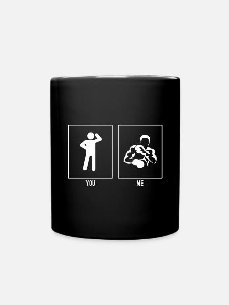 Vous - Moi - Boxing Block - Mug uni - noir