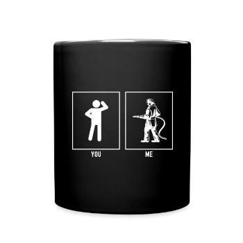 You - Me - Fire Brigade - Full Colour Mug - black - Front