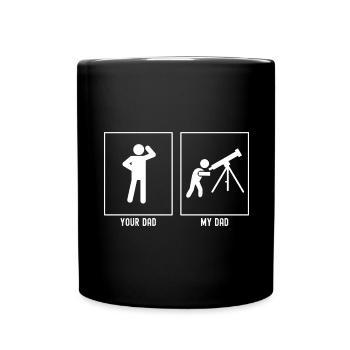 Ton père - Mon père - Astronomy Hobby - Mug uni - noir - Devant