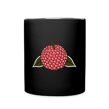 Fruit Humour little lychee - Full Colour Mug - black - Front