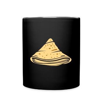 Crêpes Bretagne humour crêpe - Mug uni - noir - Devant