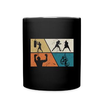 Boxing - Full Colour Mug - black - Front