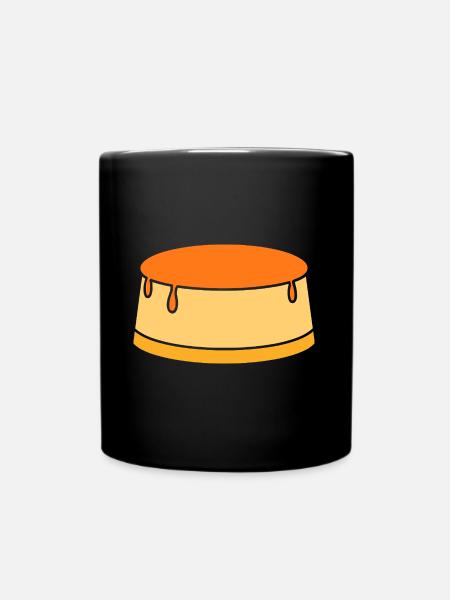 Flan - Mug uni - noir
